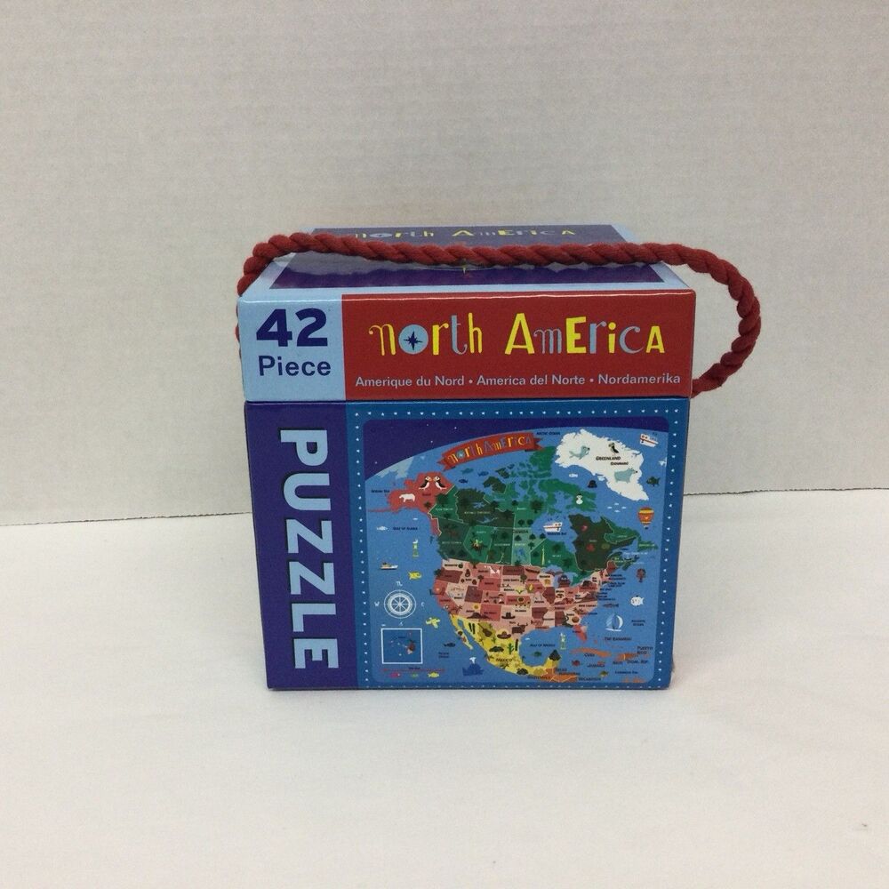 Mudpuppy North America 42 Piece Puzzle New Puzzle Sealed in bag and boxed.